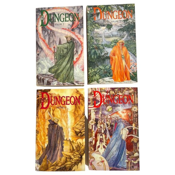 Philip Jose Farmer's The Dungeon Volumes 2 3 4 5 Fantasy Series Paperback Set - Picture 1 of 13
